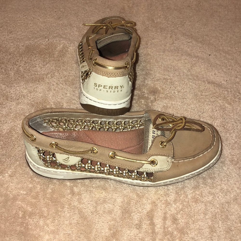 Sperry Too spider angelfish cane boat shoe